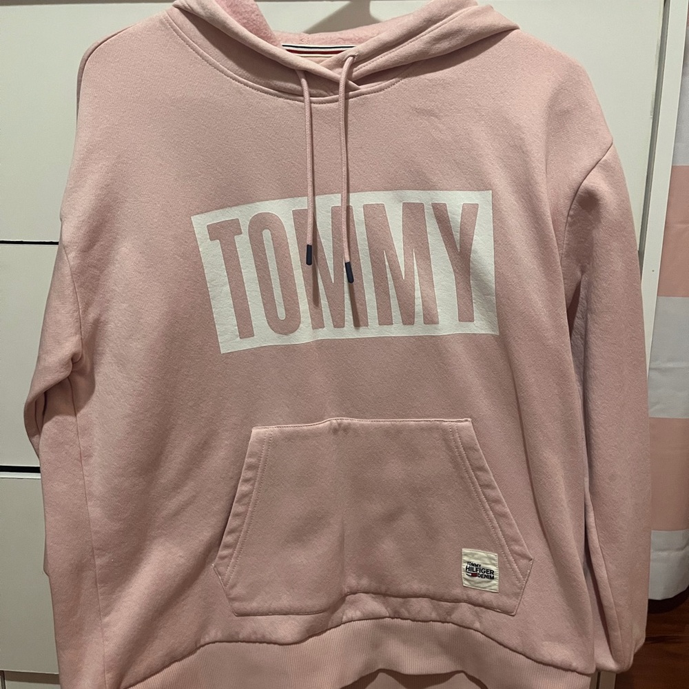 Pink Tommy Hilfiger Hoodie
